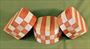 Bowl #664 - Padauk & Yellowheart Checkerboard Segmented Bowl Blank ~ 6 x 3 ~ $39.99